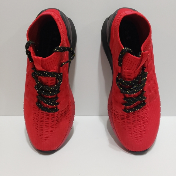 NEW Under Armor Men's HOVR Red Black Sneakers Shoes Sz 9